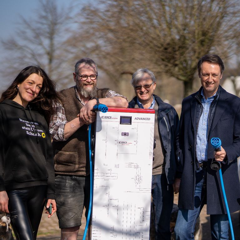 Paula Backhaus, Bernd Verhoeven, Franz-Josef Schraven und Roland Schüren.